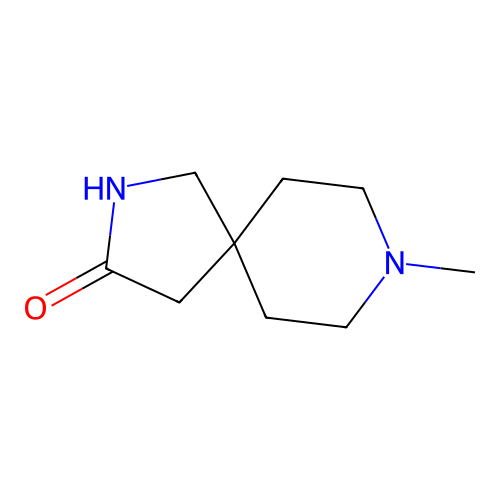 8-Methyl-2,8-diazaspiro(4.5)decan-3-one structure