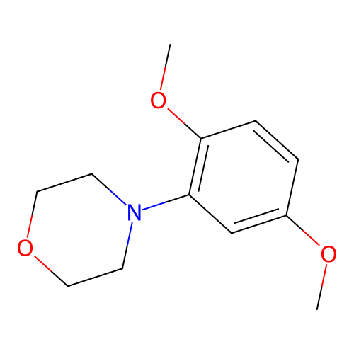 4-(2,5-Dimethoxyphenyl)morpholine structure