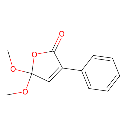 5,5-Dimethoxy-3-phenyl-2(5h)-furanone structure