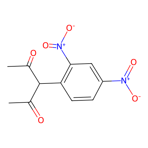 3-(2,4-Dinitrophenyl)pentane-2,4-dione structure