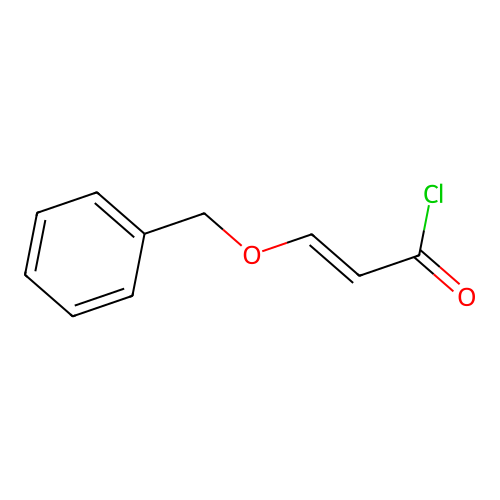 (2E)-3-(苄氧基)丙烯酰氯 structure