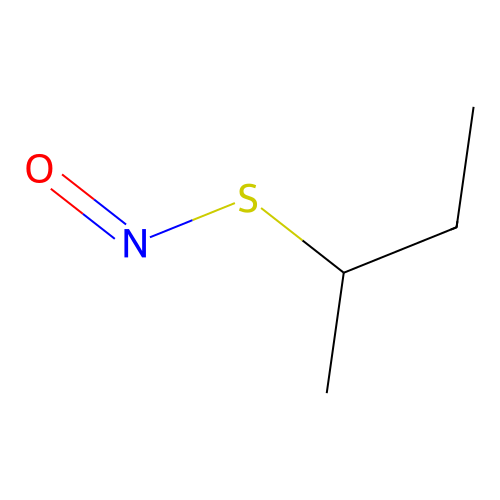 2-Nitrososulfanylbutane structure