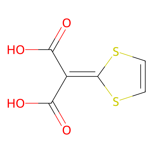 2-(1,3-Dithiol-2-ylidene)malonic acid structure