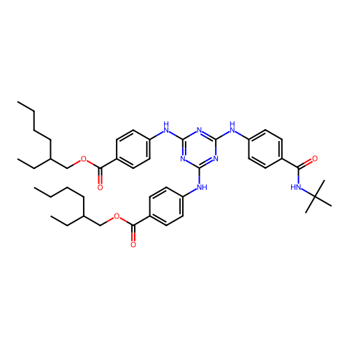 二乙基己基丁酰胺基三嗪酮 structure