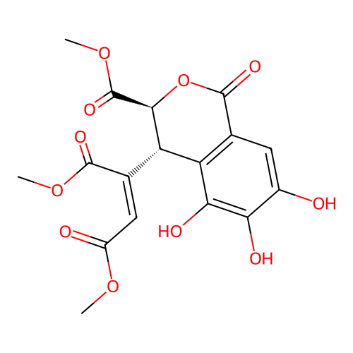 Trimethyl-3,4-dihydrochebulate structure