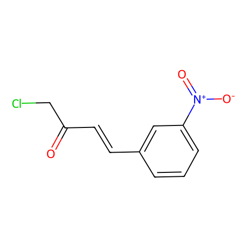 (E)-1-chloro-4-(3-nitrophenyl)but-3-en-2-one structure