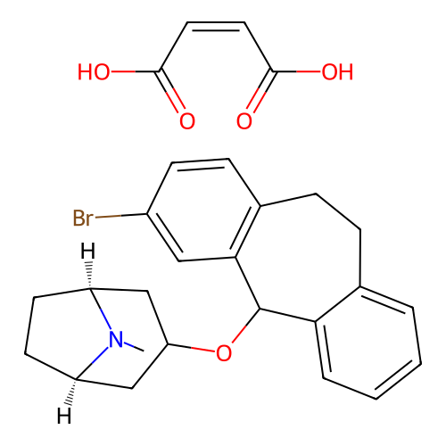 C23H26BrNO.C4H4O4 structure