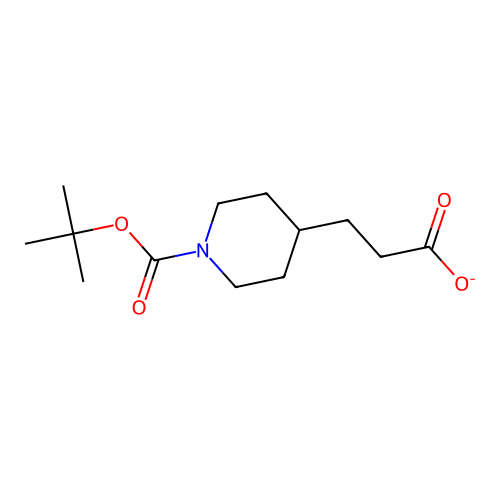 3-[1-(Tert-butoxycarbonyl)piperidin-4-YL]propanoate structure