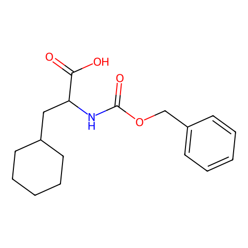 2-{[(Benzyloxy)carbonyl]amino}-3-cyclohexylpropanoic acid structure