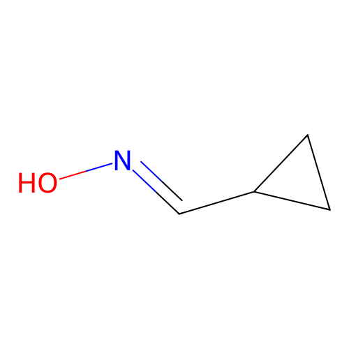 (NE)-N-(cyclopropylmethylidene)hydroxylamine structure