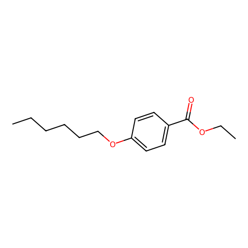 Ethyl 4-(hexyloxy)benzoate structure