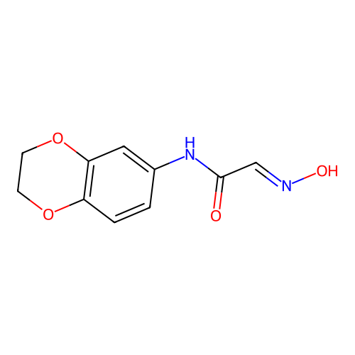 N-(2,3-dihydro-1,4-benzodioxin-6-yl)-2-(hydroxyimino)-Acetamide structure