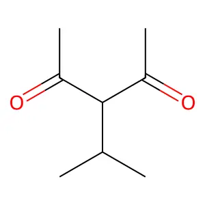3-(1-Methylethyl)pentane-2,4-dione structure