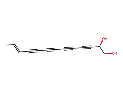 Dehydrosafynol structure