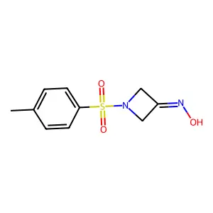 1-[(4-Methylphenyl)sulfonyl]-3-azetidinone oxime structure