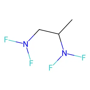 N1,N1,N2,N2-四氟-1,2-丙二胺 structure