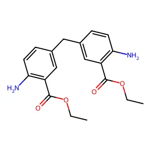 Diethyl 5,5'-methylenedianthranilate structure