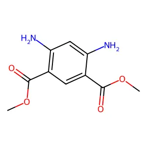 Dimethyl 4,6-diaminobenzene-1,3-dicarboxylate structure