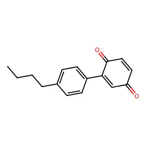 2-(4-Butylphenyl)cyclohexa-2,5-diene-1,4-dione structure