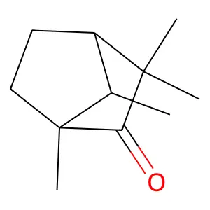 1,3,3,7-Tetramethyl-2-oxobicyclo(2.2.1)heptane structure