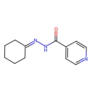 N'-环己亚基异烟酰肼 structure