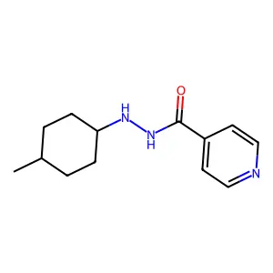 异烟酸2-(4-甲基环己基)酰肼 structure