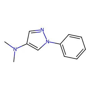 Pyrazole, 4-(dimethylamino)-1-phenyl- structure
