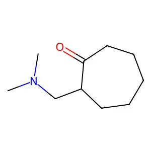 2-Dimethylaminomethylcycloheptanone structure