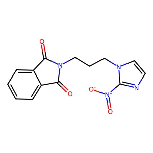 2-[3-(2-nitro-1H-imidazol-1-yl)propyl]-1H-isoindole-1,3(2H)-dione structure