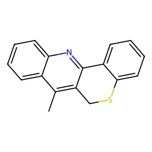 6H-(1)Benzothiopyrano(4,3-b)quinoline, 7-methyl- structure