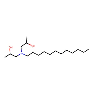 2-Propanol, 1,1'-(dodecylimino)bis- structure