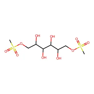Galactitol, 1,6-dimethanesulfonate structure