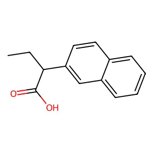 α-乙基-2-萘乙酸 structure