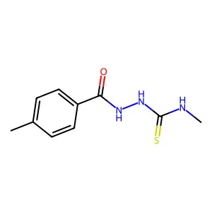 N-Methyl-2-(4-methylbenzoyl)hydrazinecarbothioamide structure