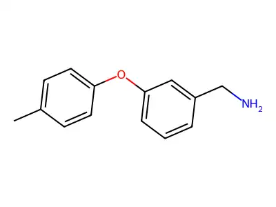 (3-(p-Tolyloxy)phenyl)methanamine structure