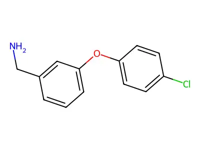 3-(4-Chlorophenoxy)benzylamine structure