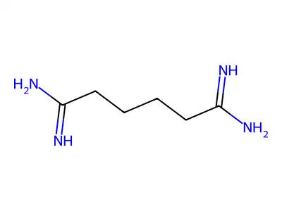 Hexanediimidamide structure