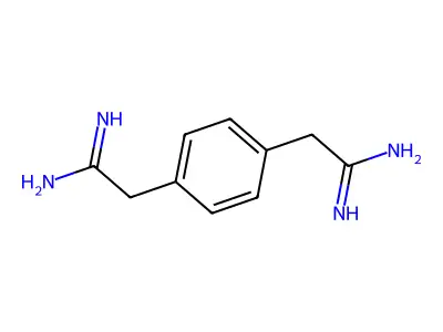 1,4-Benzenediethanimidamide structure