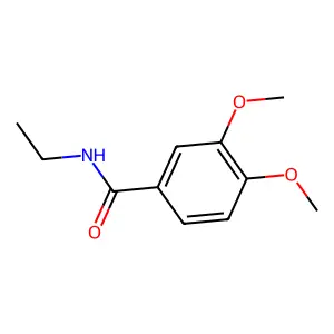 N-ethyl-3,4-dimethoxybenzamide structure