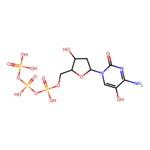 5-Hydroxy-2'-deoxycytidine 5'-triphosphate structure