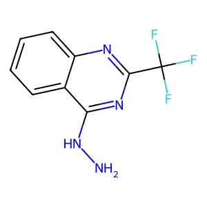 4-Hydrazino-2-(trifluoromethyl)quinazoline structure