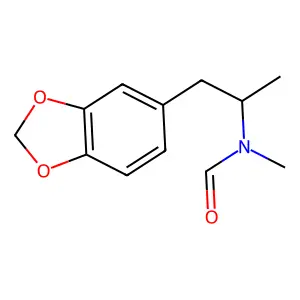 N-Formyl-N-methyl-3,4-methylenedioxyamphetamine structure