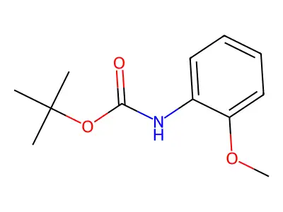 tert-butyl N-(2-methoxyphenyl)carbamate structure