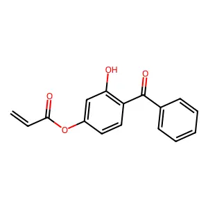 2-丙烯酸4-苯甲酰基-3-羟基苯酯 structure