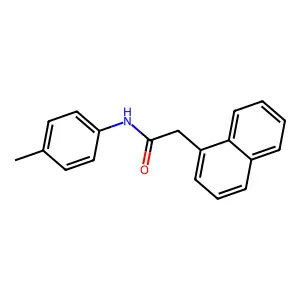 1-Naphthaleneacetamide, N-(4-methylphenyl)- structure