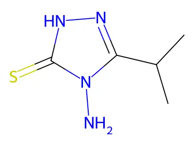 4-Amino-5-isopropyl-4H-1,2,4-triazole-3-thiol structure