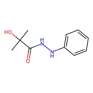 Lactic acid, 2-methyl-, 2-phenylhydrazide structure