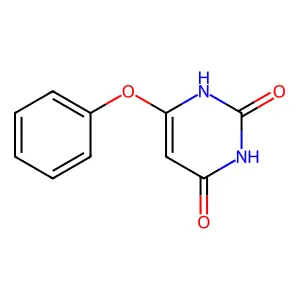 2,4(1H,3H)-Pyrimidinedione, 6-phenoxy- structure