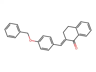 2-(4-(Benzyloxy)benzylidene)-3,4-dihydronaphthalen-1(2H)-one structure
