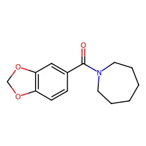 Azepan-1-Yl(1,3-Benzodioxol-5-Yl)Methanone structure